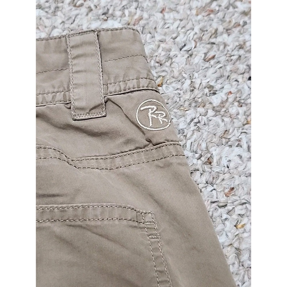 Rail Riders Hiking Pants Mens Khaki Nylon Fleece Lined‎ Trail Taper 34x28 - Picture 11 of 16
